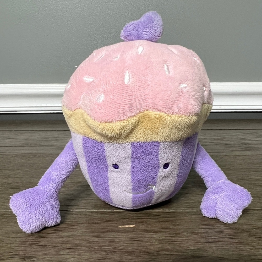Target Circo Mini Cupcake Pillow Plush Purple Pink Stuffed Animal Toy Sweets